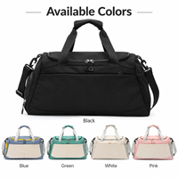 Sac de sport Oxford imperméable avec compartiment à chaussures, logo personnalisé, grande capacité, unisexe, pour yoga, voyage, week-end