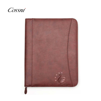 Carpeta Personalizable de PU A4 con Cierre, Bolsa para Documentos de Oficina, Impresión Digital, Opciones de Logotipo y Tamaño Personalizados