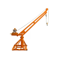 Mini-grue de levage portable pour usage domestique et construction, capacité 500 kg, support de levage de matériaux, grue portable d'extérieur