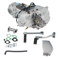 Moteur complet de moto YINXIANG 150cc, 4 vitesses, embrayage manuel, refroidissement par huile, démarrage électrique et au kick, pour moto tout-terrain, quad et VTT.
