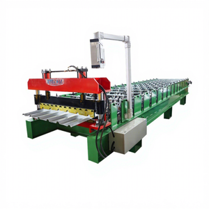 Machine à tôles de <span class=keywords><strong>toiture</strong></span> certifiée CE, formage de <span class=keywords><strong>tuiles</strong></span> de <span class=keywords><strong>toiture</strong></span> trapézoïdales, équipement de découpe hydraulique <span class=keywords><strong>pour</strong></span> la fabrication de toitures - Product Image 1