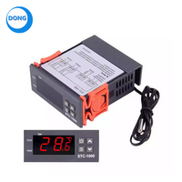 Contrôleur de température numérique STC-1000 12V 24V 220V, thermostat, capteur