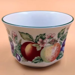 จานอาหารค่ำลายผลไม้และดอกไม้สไตล์ยุโรปคลาสสิกขายส่ง และชุดกาแฟเซรามิก - Product Image 3