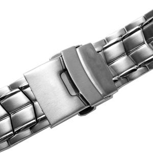 Correa de reloj de cuentas de acero inoxidable de repuesto de calidad de lujo para correa de reloj de pulsera de Metal <span class=keywords><strong>Casio</strong></span>/7av - Product Image 2