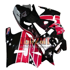 Bodys สำหรับฮอนด้า VFR400RR VFR400R <span class=keywords><strong>NC24</strong></span> rvf <span class=keywords><strong>VFR</strong></span> <span class=keywords><strong>400</strong></span> <span class=keywords><strong>R</strong></span> RR 400R CC 87 88 80LQ.59 VFR400 <span class=keywords><strong>R</strong></span> V4 RVF400R 1987 Castrol สีแดง1988แฟริ่ง - Product Image 1