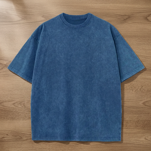 Custom Logo OEM Manufacturer Vintage Acid Wash T-<b>Shirt</b> Factory Wholesale Heavyweight Cotton Blank Drop Shoulder Apparel Clothing - Product Image 3