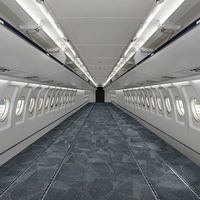 Tapis d'avion en nylon écologique, épais, antidérapant, résistant aux taches, tapis de prière personnalisé pour salon d'avion international