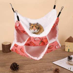 Nouveau Sac de couchage double en coton volant pour hamster, lapin, écureuil – Nid suspendu pour animaux de compagnie – Fabrication OEM - Product Image 5