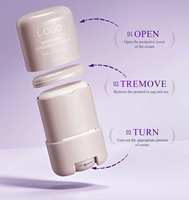 Déodorant en stick rechargeable à marque privée, naturel, probiotique, sans aluminium, doux, contrôle des odeurs sous les aisselles, fabrication OEM personnalisée