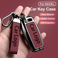 Étui de clé de voiture télécommande en alliage de zinc pour Haval Great Wall, style professionnel, personnalisé, prix de gros