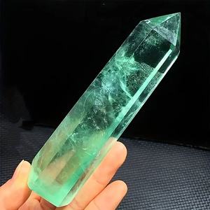 Torre de Cristal de Fluorita Verde Pulida CrystalHola al por Mayor, Tendencia de Moda Feng Shui, Decoración Relajante para el Hogar, Oficina y Dormitorio - Product Image 5