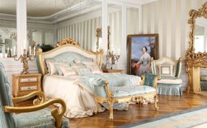 Europäische Villa Barock Schlafzimmermöbel Luxuriöses Massivholz Geschnitztes Stoffkunst 1,8 Meter Französisches Prinzessinnenbett - Product Image 2