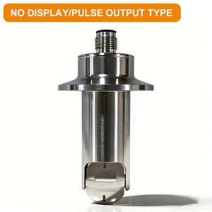 OEM FXC-DN32～DN800 ステンレス鋼タービンインペラ挿入クランプオン式液体流量センサー 液体油媒体用オイル流量計 - Product Image 5