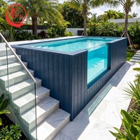 Piscine hors sol préfabriquée en fibre de verre FRP, jacuzzi extérieur, spa de nage, vente directe usine, prix compétitifs