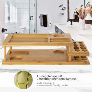 Boîte de rangement multifonctionnelle en bambou pour le maquillage - Product Image 4