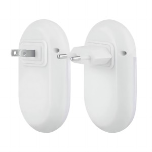 Lampe de nuit sans fil à détecteur de mouvement PIR Lampe de nuit à induction Luminaria Chambre à coucher Couloir Applique murale LED Veilleuse EU/US Plug - Product Image 3
