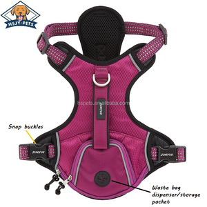 Thoải Mái Neoprene Độn Phản Quang Con Chó Khai Thác Hai Dây Xích File Đính Kèm Không Có Kéo Tính Năng Cho Thể Thao Vật Liệu Nhựa Cho Vật Nuôi - Product Image 4