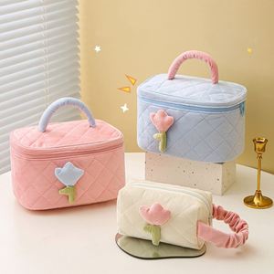 Large Capacity Corduroy Makeup <b>Bag</b> for <b>Women</b> Girls Portable Cosmetics Storage <b>Bag</b> Outdoor Travel <b>Toiletry</b> <b>Bags</b> - Product Image 1