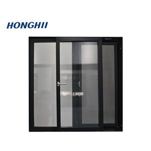 Fenêtres coulissantes en aluminium à rupture de pont thermique avec <span class=keywords><strong>double</strong></span> <span class=keywords><strong>vitrage</strong></span> moderne série 95, avec volets persiennes - Product Image 2