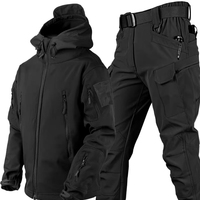 Veste Softshell Tactique au Design Classique, Pantalon Softshell, Ensemble de Vêtements d'Hiver, Tenue Tactique, Uniforme