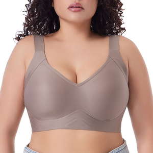 Sujetador Deportivo <span class=keywords><strong>Sin</strong></span> Aros para Mujer, Tallas Grandes M-6XL, Sujetador Deportivo para Yoga, Ropa Interior <span class=keywords><strong>Sin</strong></span> Costuras - Product Image 2