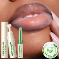 Hydratation biologique Baume à lèvres naturel imperméable hydratant hydratant à la vitamine E Ensemble de baume à lèvres et de masque 2 en 1