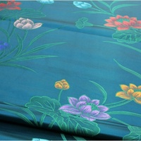 Nouveau tissu jacquard brocart de haute qualité à motif floral classique et tendance pour coussin décoratif et robe mongole pour femme