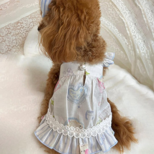 Vestido para Mascotas de <span class=keywords><strong>Manga</strong></span> Corta, Falda para Perros, Atuendo Informal, Suave y Ligero para Uso Diario - Product Image 6