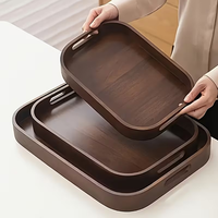Plateau de table basse sur mesure rond carré rectangulaire Décoration Plateau de service en bois Plateau de service en bois naturel de qualité alimentaire