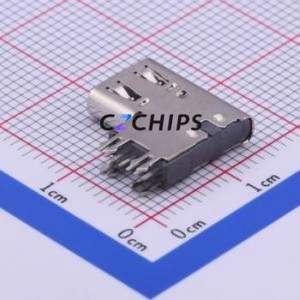 918-518K2023D50000 USB Connector Through hole Component (THT) Connector Type-C USB 2.0 Female Side Insert - Product Image 2