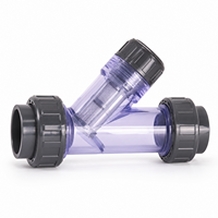 Saringan Tipe Y, Saringan Pipa UPVC SS304 SS316L, Sambungan Ulir Flens DN15 DN150 Layar Filter yang Dapat Dilepas