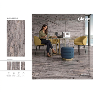 Azulejos de Porcelana Vistaar Avariyo con Aspecto de Travertino, 600x1200mm, Colección Interior Pulida - Product Image 3