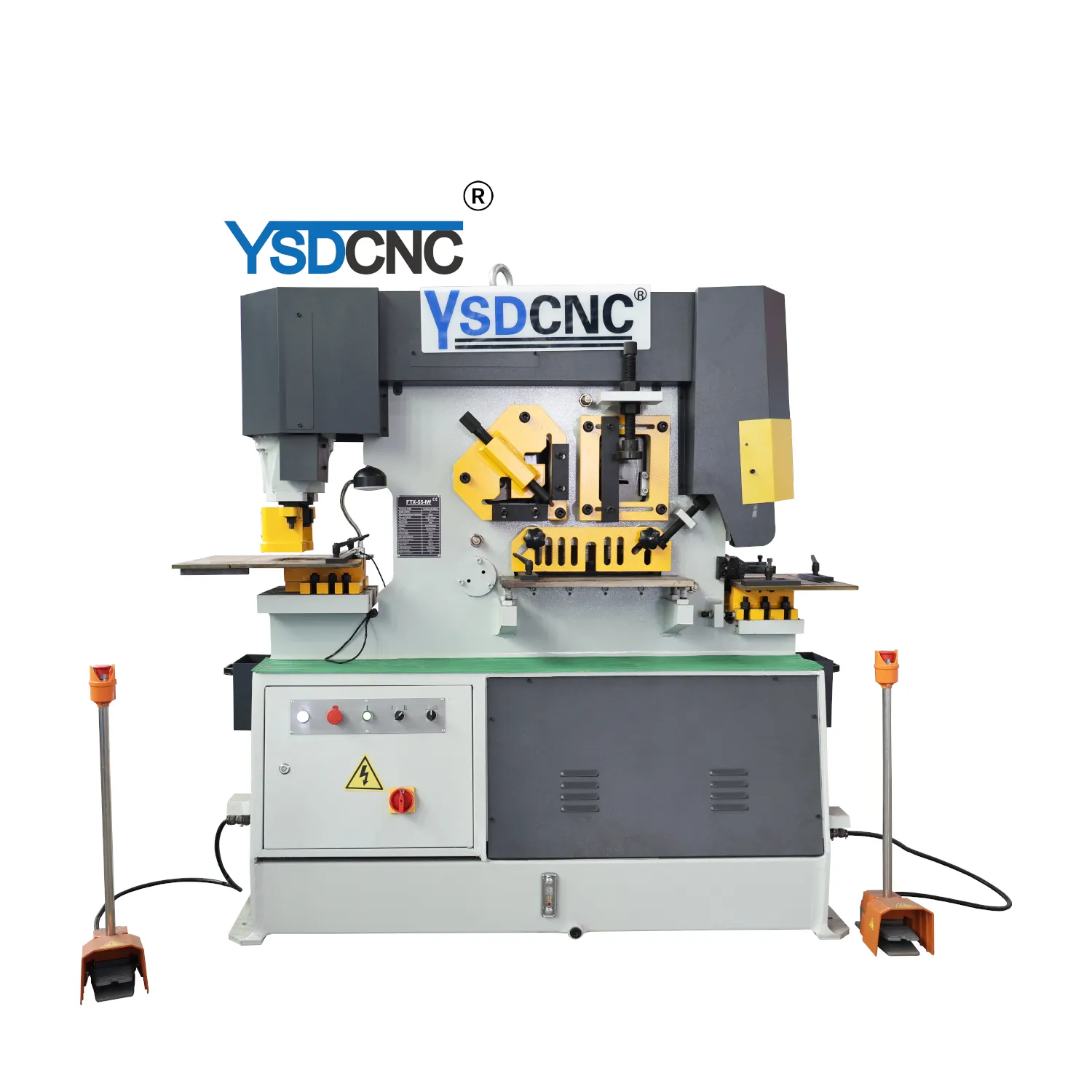 YSDCNC Q35y Hydraulic Iron Worker / Section Processing Machine