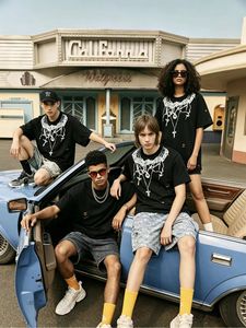 T-shirt Casual da Uomo Personalizzata a Maniche Corte, 100% Cotone, Vestibilità Ampia e Spessa, Asciugatura Rapida, Logo Stampato per Palestra e Hip Hop - Product Image 2