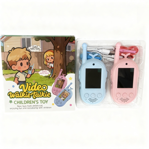 Walkie Talkie con Video Recargable <span class=keywords><strong>para</strong></span> Niños, con Función de Videollamada Bidireccional, Alcance de 1.5 km, Intercomunicador Inalámbrico <span class=keywords><strong>para</strong></span> Padres e Hijos - Product Image 4