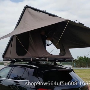 Carpa de Techo para Auto, Carcasa Rígida de Aleación de Aluminio, Apertura Rápida, Tela Oxford Impermeable, Equipo de Camping para las Cuatro Estaciones - Product Image 1