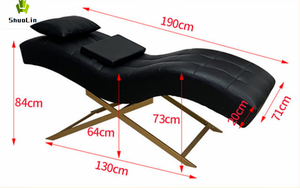 Lit de Soin Esthétique Moderne en Cuir Noir, Luxueux et Réglable, pour Salon de Beauté et Spa – Offre Spéciale - Product Image 5