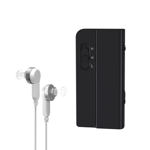 Fabrika Çıkışlı Ayarlanabilir Hafif Şarj Edilebilir Gürültü Önleyici 2 Kanallı 300Hz-4000Hz Çevre Dostu Cep Tipi Analog İşitme Cihazı - Product Image 1
