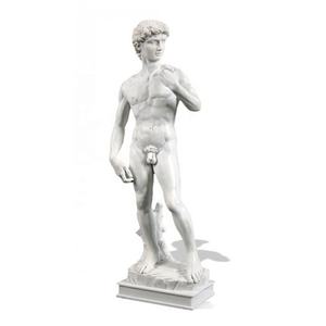 Estatua de hombre <span class=keywords><strong>desnudo</strong></span> de mármol blanco de tamaño natural de jardín de piedra natural de moda superior a la venta - Product Image 2