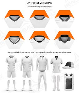 Version joueur Ensemble d'uniformes complets de football pour jeunes en tissu jacquard respirant pour hommes, 2 pièces - Product Image 5