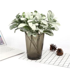 أوراق اصطناعية فاخرة كبيرة الحجم من البلاستيك الصديق للبيئة 35 سم، مستلزمات حدائق، ديكور منزلي، زينة نباتية واقعية للمطاعم - Product Image 2