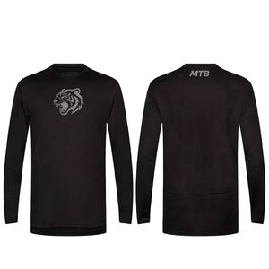 Camiseta de Ciclismo de Manga Larga para Hombre, para <span class=keywords><strong>MTB</strong></span>, BMX, ATV, Descenso, Motociclismo Todoterreno, Transpirable, Personalizable - Product Image 2