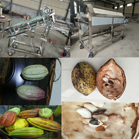 Coupeur de dosettes de cacao d'usine | Batteuse de dosettes de cacao Machine à casser les dosettes de cacao | Ligne de production de coupe de dosettes de cacao