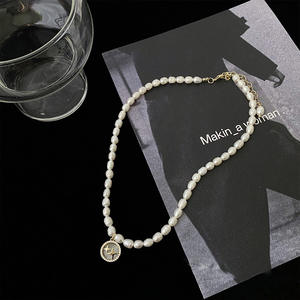 قلادة جديدة من اللؤلؤ المقلد قلادة نسائية من الفتيات الأكثر شعبية إكسسوارات مجوهرات قلادة بها نجمة مرصعة لامعة قلادة قلادة - Product Image 3