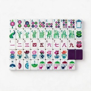 Tuiles de Mahjong et <span class=keywords><strong>Domino</strong></span> Américaines Modernes de Luxe <span class=keywords><strong>à</strong></span> 4 Couches, Motif Léopard, en Polyester Acrylique Écologique, Multi-Thèmes, Taille Personnalisée - Product Image 2