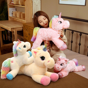 Peluche Personalizzato di Alta Qualità, Morbido Giocattolo Vuoto Non Imbottito, Bambola Unicorno per Bambini, Grande Animale di Peluche Morbido - Product Image 2