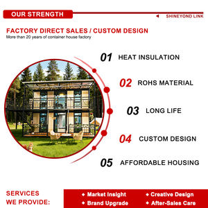 Villa prefabrik evler Modern lüks tasarım benzersiz ev konteyner iki hikaye konteyner ev - Product Image 2