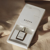 Boîte cadeau de parfum personnalisée avec couvercle magnétique, emballage cadeau haut de gamme en forme de livre pour aromathérapie, impression UV