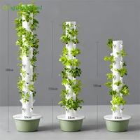 Tour hydroponique verticale mobile HZ-1 avec pompe d'arrosage automatique pour culture hors sol, brevetée, pour balcon et légumes de maison intelligente