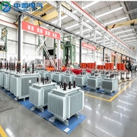 Transformateur de distribution électrique immergé dans l'huile de 50 kVA 33 kV pour la conversion d'énergie du réseau principal